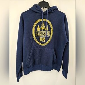 Lakeside Oregon Blue Sweatshirt Size Medium